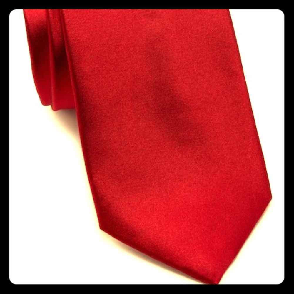 Luxury Red Tie